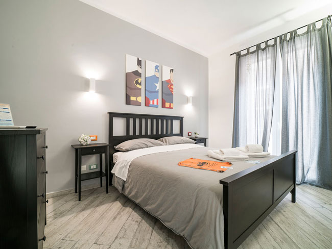 Camera tripla a tema supereroi – B&B Toirano